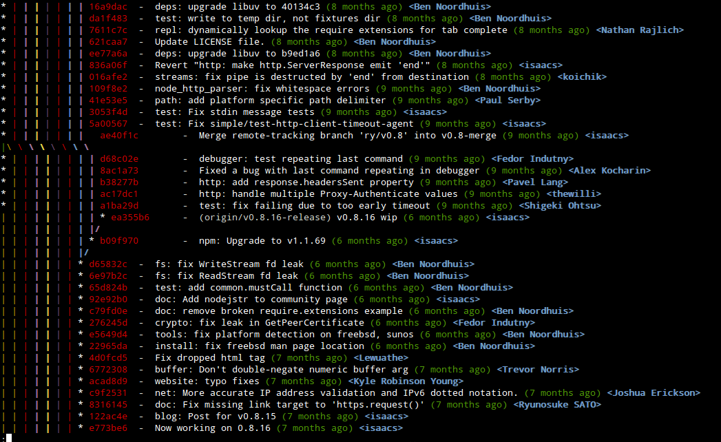 git log color screenshot 2